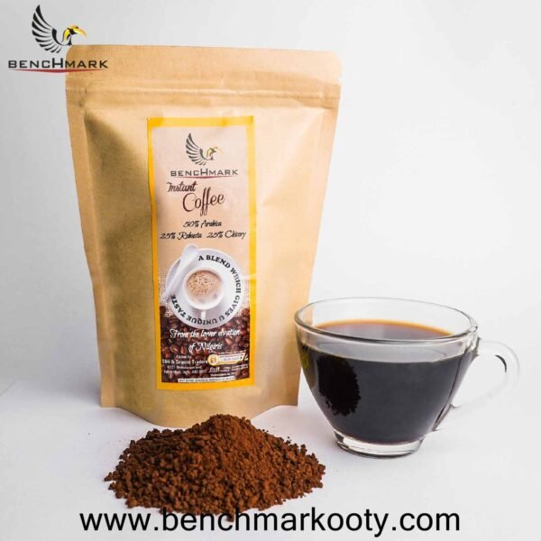 BENCHMARK Instant Coffee – Premium Instant Coffee with Rich Aroma & Smooth Taste