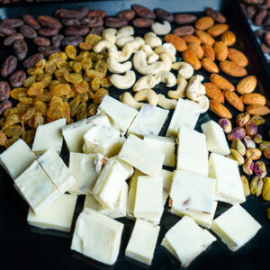 White Fruit and Nut Chocolates 100 gms