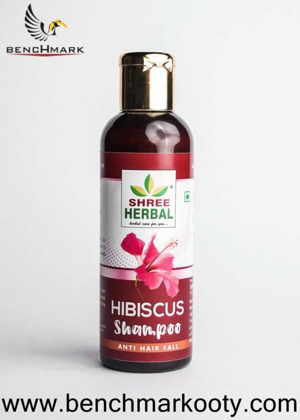 Hibiscus Shampoo 100ml – Benchmark Ooty Natural Nilgiri Hair Care