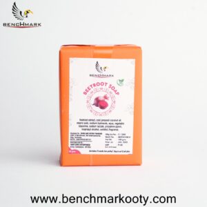 Benchmark Ooty Beetroot Soap 100gm – Herbal Nilgiri Soap for Glowing Skin