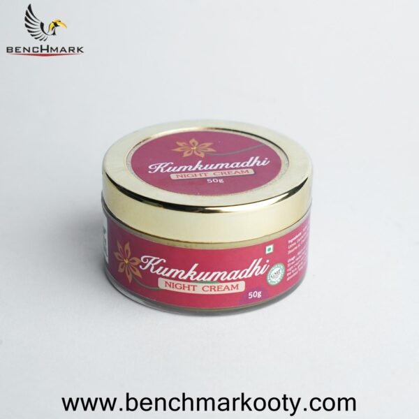 Benchmark Ooty Kumkumadhi Night Cream – Ayurvedic Night Cream from Nilgiri Hills