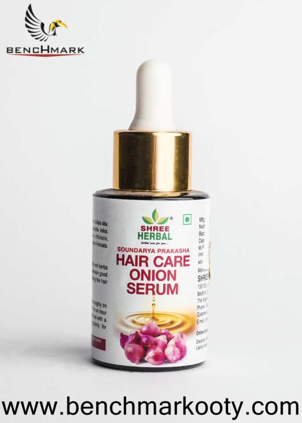 Onion Hair Serum – 30ml Benchmark Ooty Herbal Haircare Serum from Nilgiris