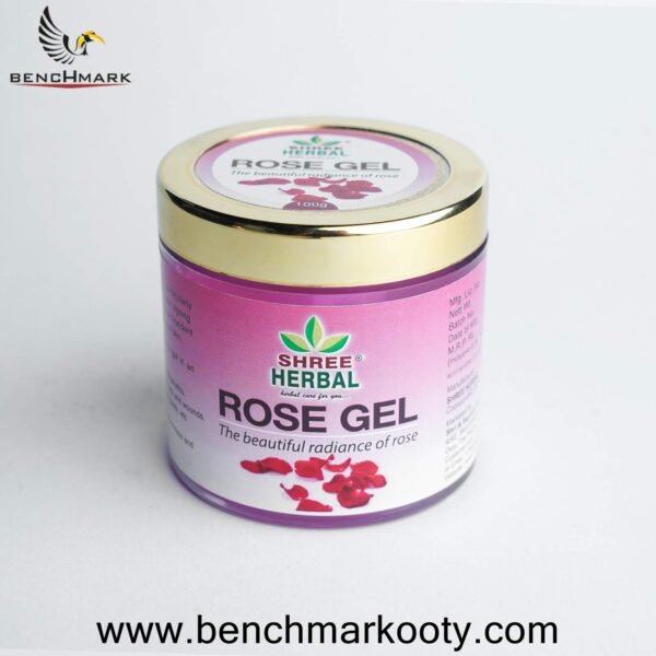 Benchmark Ooty Rose Gel – Natural Nilgiri Herbal Gel for Glowing Skin