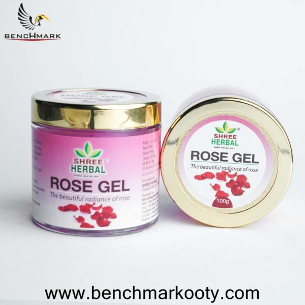 Benchmark Ooty Rose Gel – Natural Nilgiri Herbal Gel for Glowing Skin