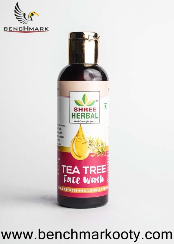 Tea Tree Face Wash – 100ml Benchmark Ooty Herbal Acne Cleanser